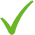 green checkmark